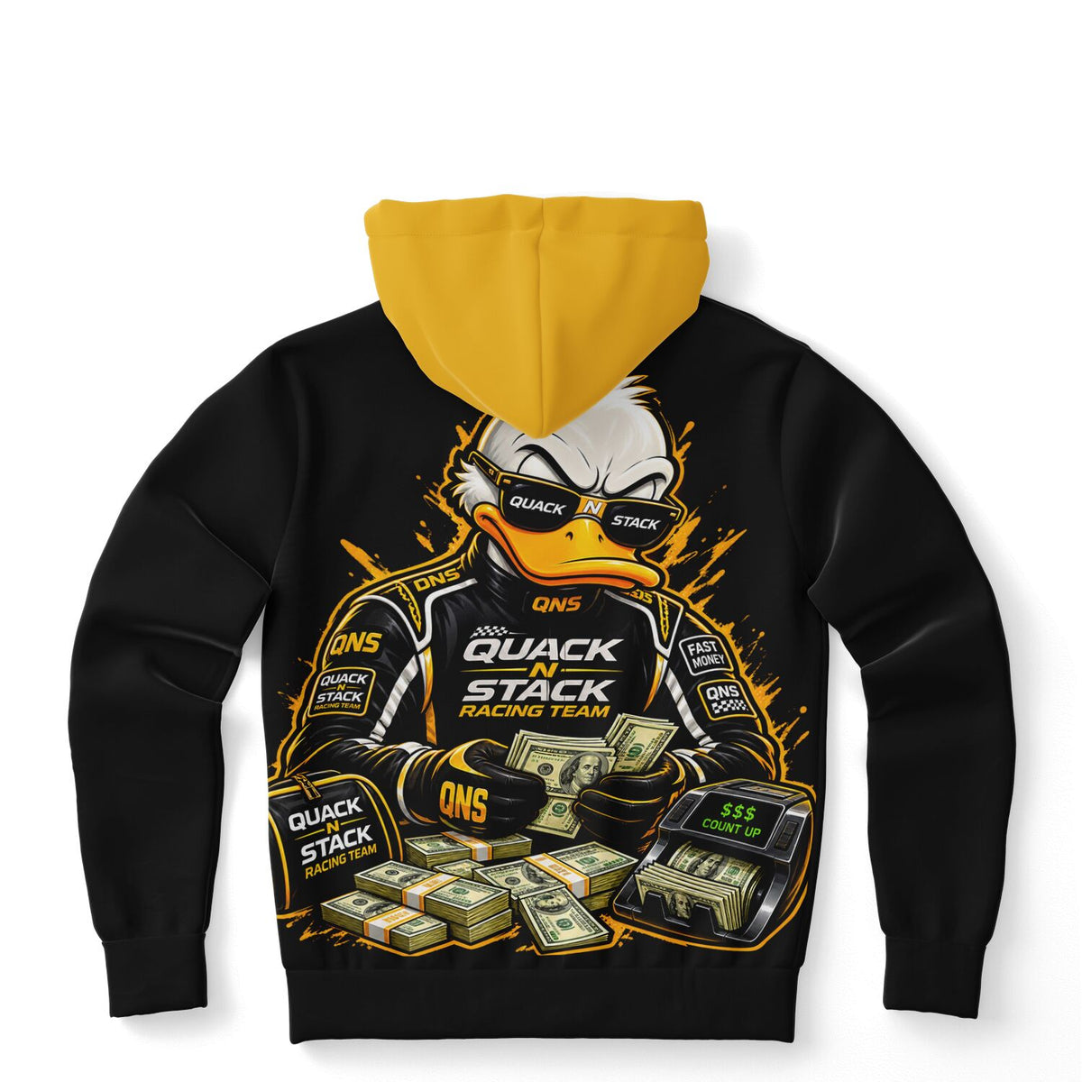 Quack-N-Stack Racing Gold Hoodie copy