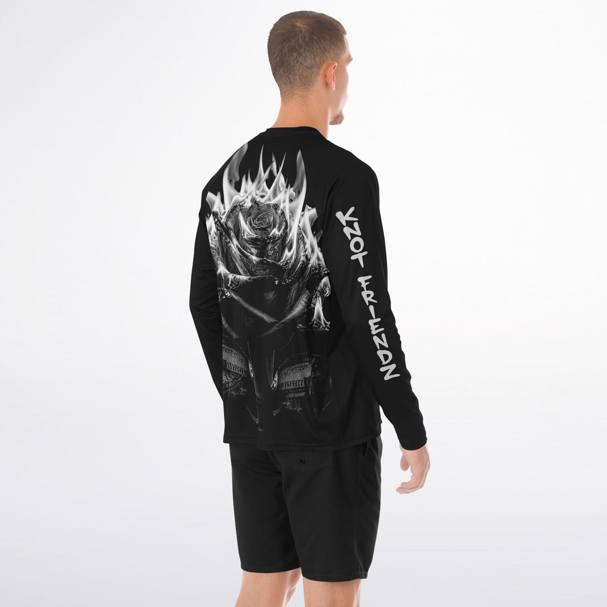 GMB Black Long Sleeve Performance Shirt