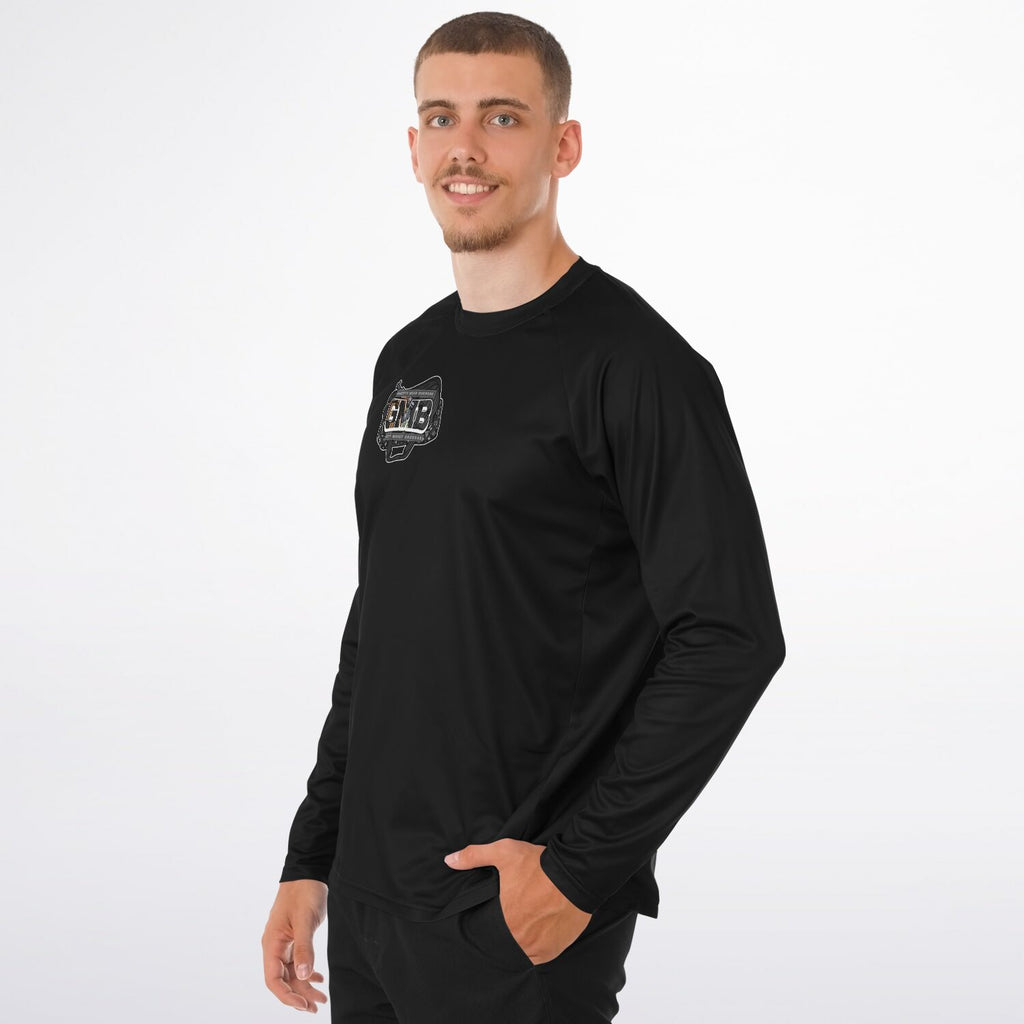 GMB Black Long Sleeve Performance Shirt