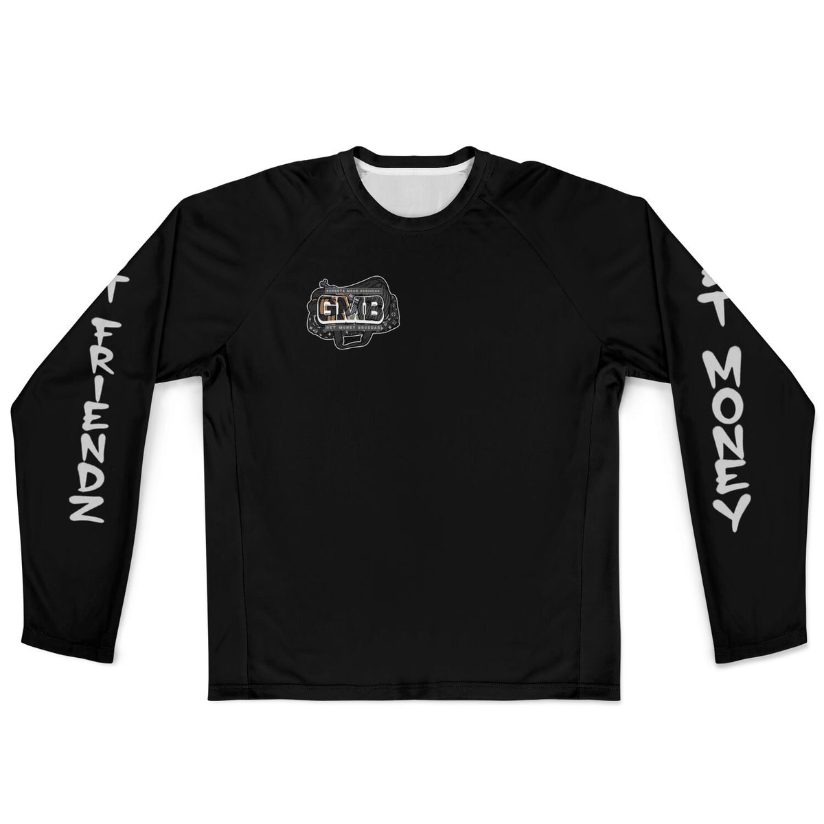 GMB Black Long Sleeve Performance Shirt