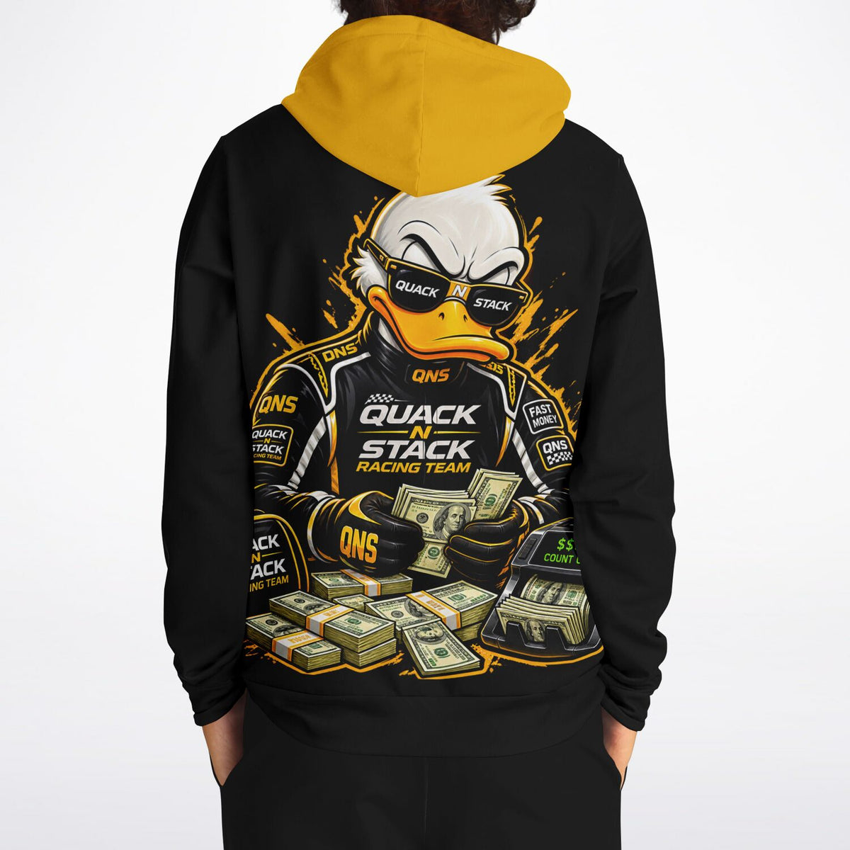 Quack-N-Stack Racing Gold Hoodie copy