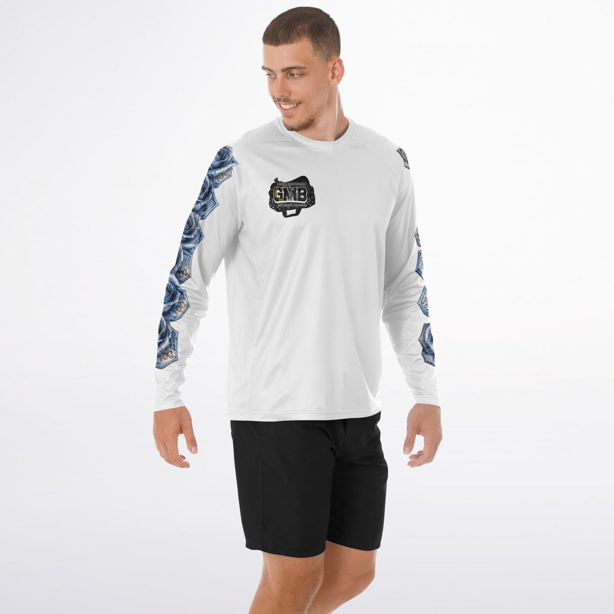 GMB Blue Hunnids - Long Sleeve Performance Shirt