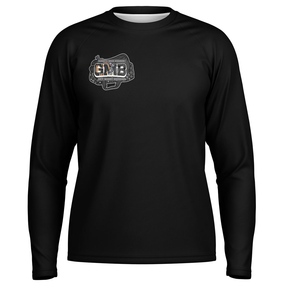 GMB Black Long Sleeve Performance Shirt