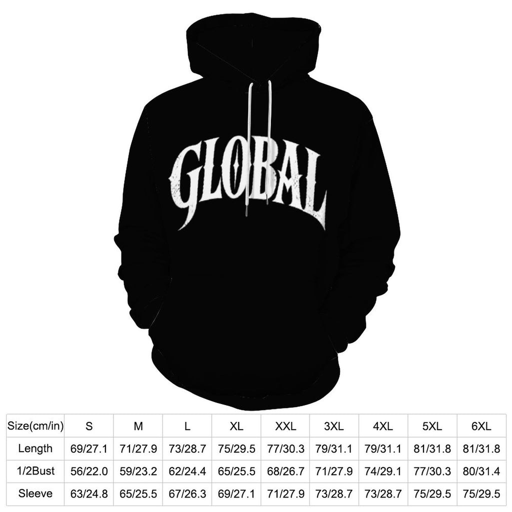GMB GLOBAL Black Hoodie