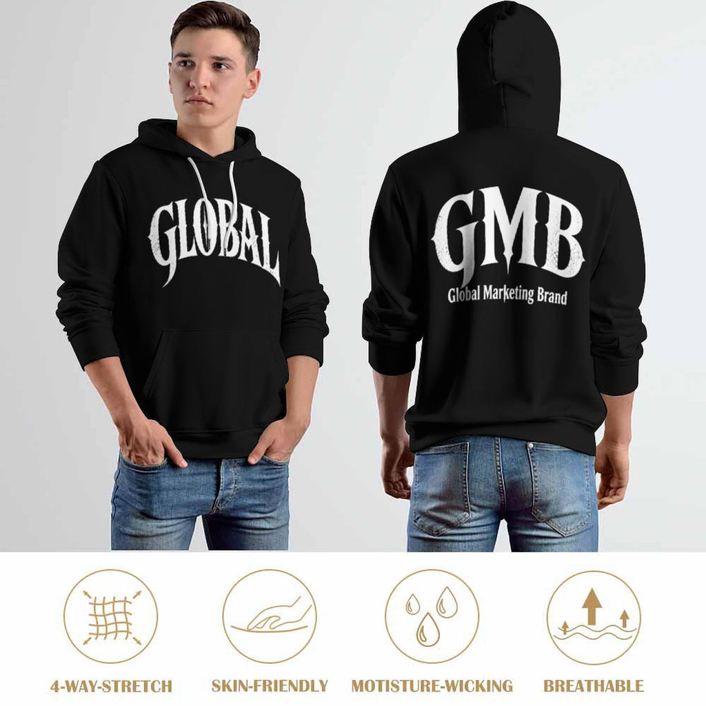 GMB GLOBAL Black Hoodie