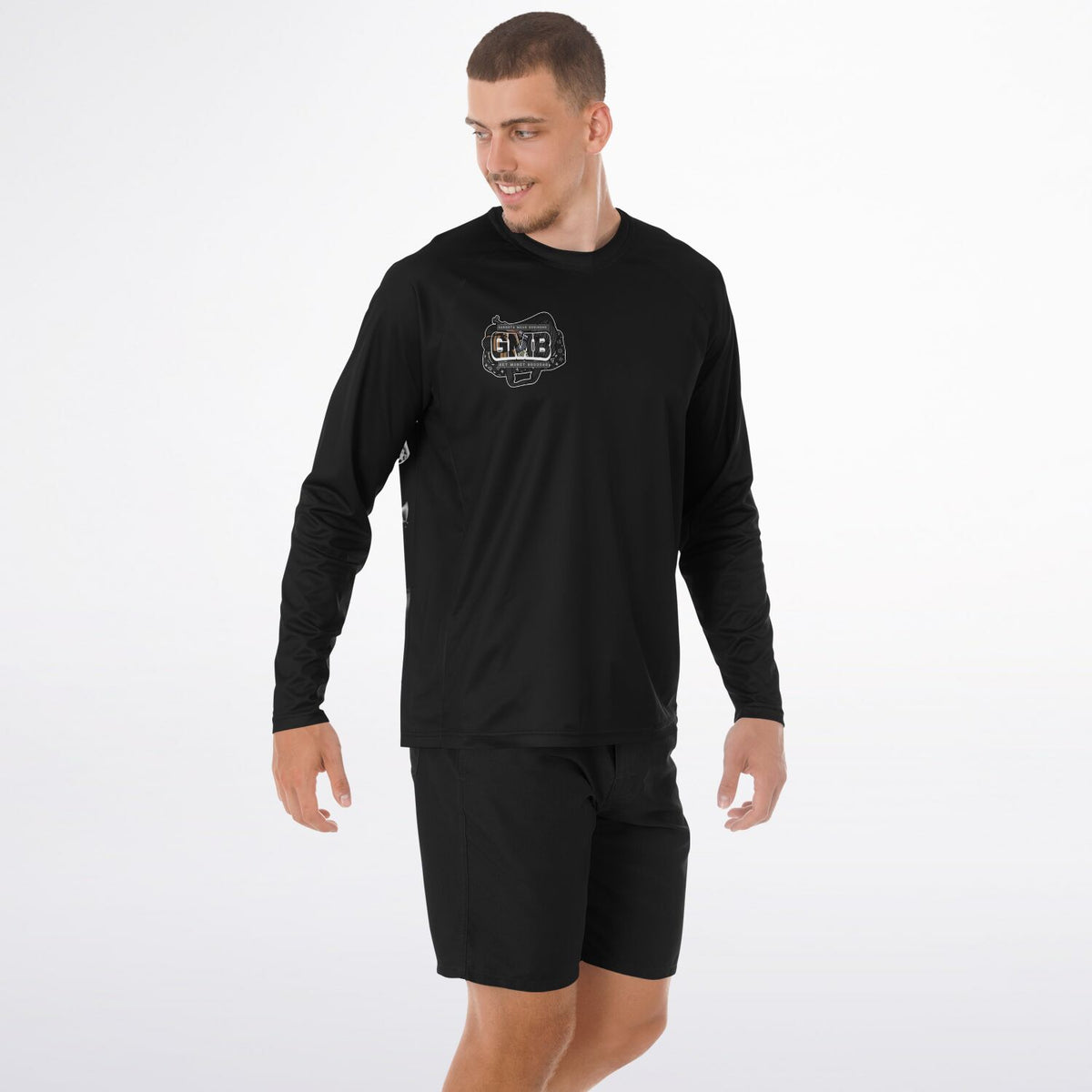 GMB Black Long Sleeve Performance Shirt