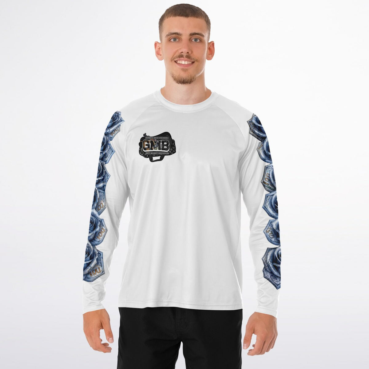 GMB Blue Hunnids - Long Sleeve Performance Shirt