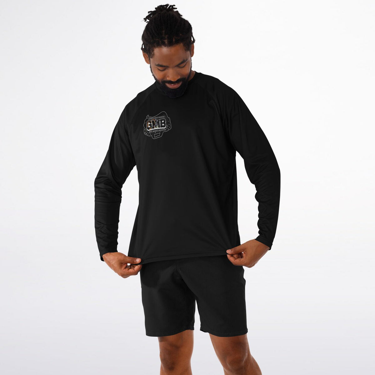 GMB Black Long Sleeve Performance Shirt