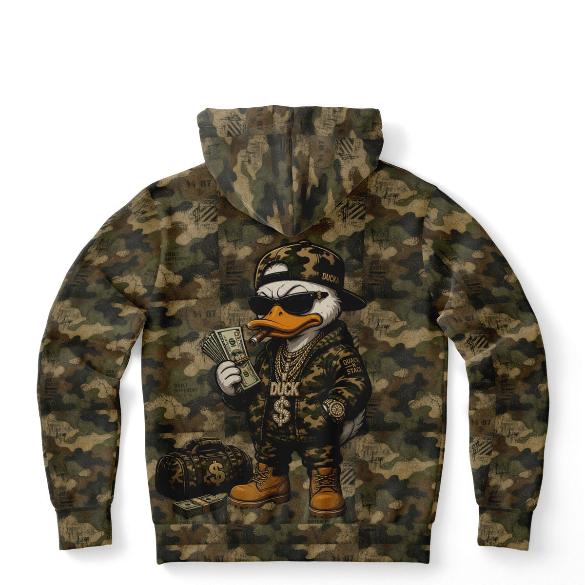 GMB X QUACK-N-STACK CAMO HOODIE
