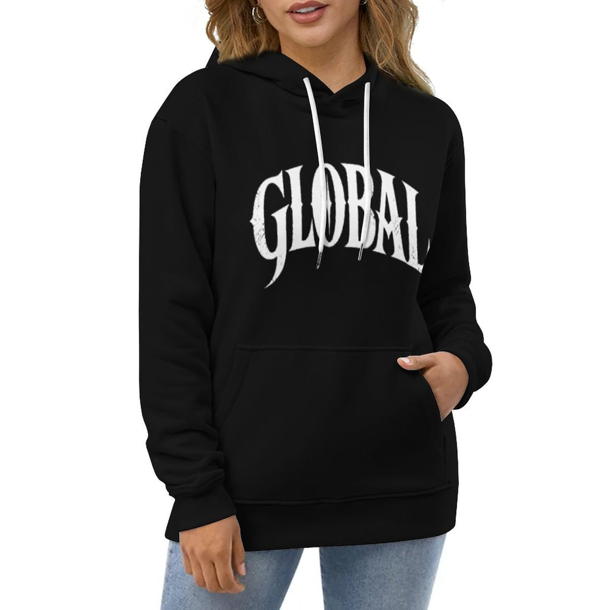 GMB GLOBAL Black Hoodie