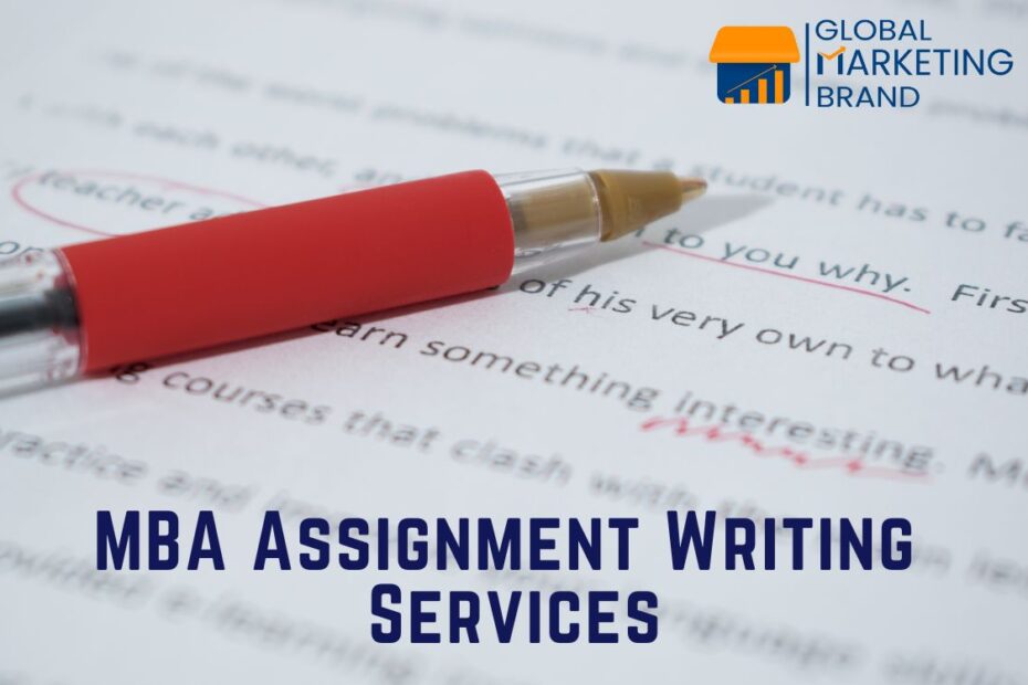 text intimating about MBA Assignment writing and Helping Services