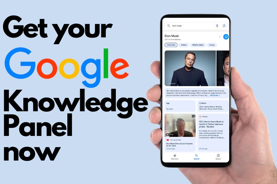 banner indicating complete guide for google knowledge panel