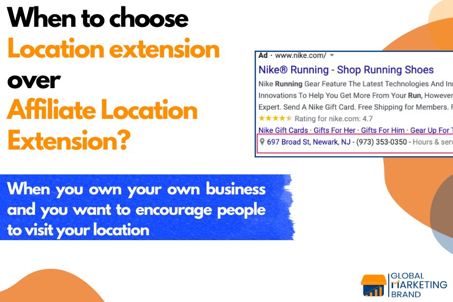 answer to When use Location Extension over affiliate Local Extension?